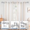 TVWOO Silver Decorative Crystal Curtain Rods 2 Pack:18-45"Heavy Duty Adjustable