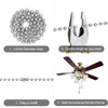 JiA QAQ Ceiling Fan Pull Chain Ornaments, 13.6 Inches Fan