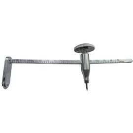 AERZETIX - C50013 - Circular Cutter Adjustable Compass for Drywall - 30-400mm - Cutting Through of Sockets in Drywall - Circular Scribing Tools for Plasterboard/Wood