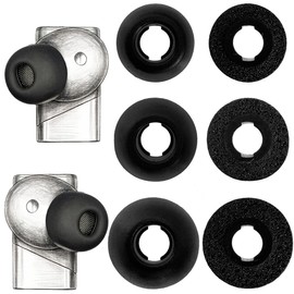 TENNMAK 6X Replacement Memory Foam Eartips for Status Earbuds,3 Pairs