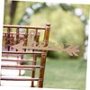 Mipcase 3sets His and Hers Wedding Chair Sign Decor for