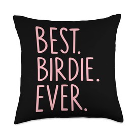 Best Birdie Ever Throw Pillow