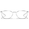 ROKA Cade Ultra-Lightweight Rectangular Frame Readers - Clear Frame -