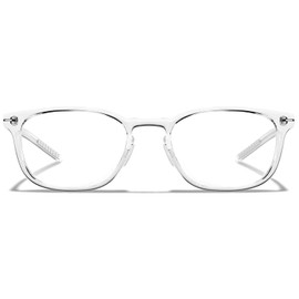 ROKA Cade Ultra-Lightweight Rectangular Frame Readers - Clear Frame - 1x Magnification