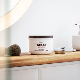 Tabac® Original | Rasierseife im Tiegel - ermöglicht leichte und gründliche Rasur - Original Seit 1959 | 125g