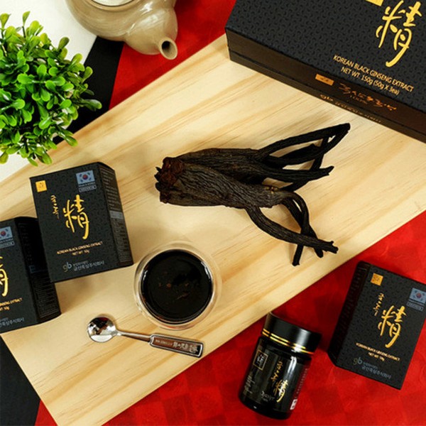 Goryeo Black Ginseng Gold 6-Year-Old Dried Ginseng One Root Red Ginseng Gift Set Ginsenoside Black Ginseng Extract