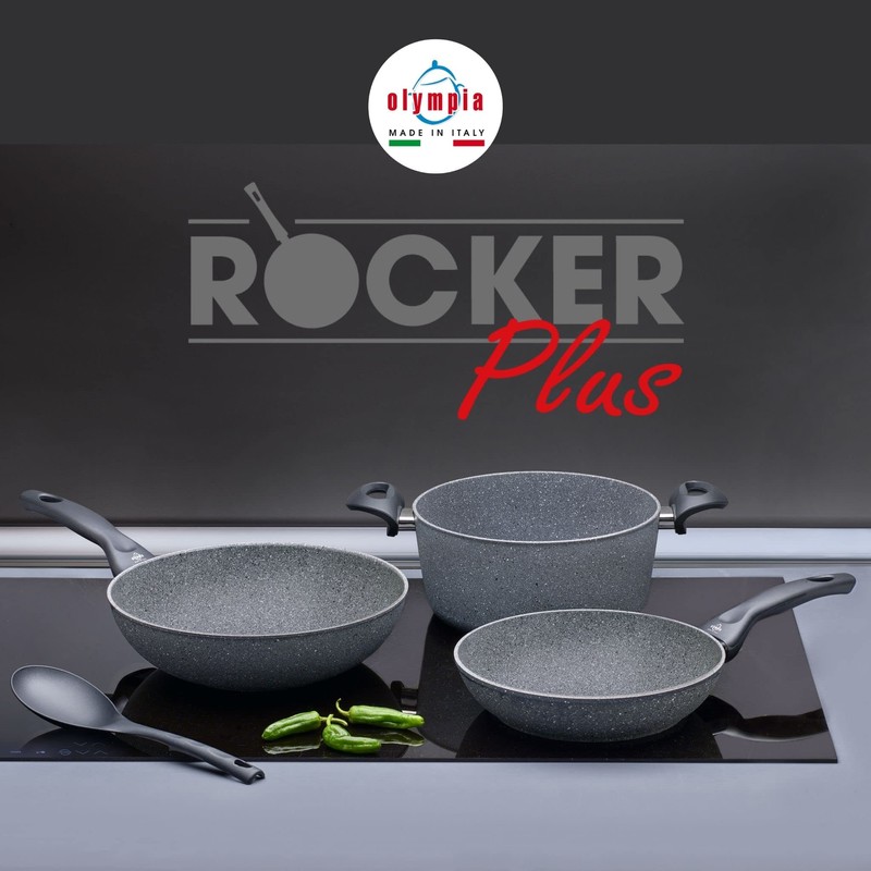 Olympia Rocker Plus 11.8 Inch Non-Stick PFOA-Free Die-Cast Aluminum Fry