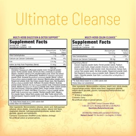 Nature's Secret Ultimate Cleanse 2-Part Total Body Detoxification & Elimination Supports Digestion, Wellness, Colon Health & Regularity - Multi-Herb Digestion & Multi-Fiber Cleanse - 240 Tablets