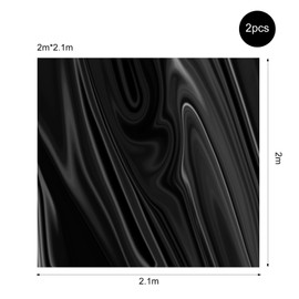XRVRILE Set di 2 lenzuola impermeabili in PVC, 210 x 200 cm