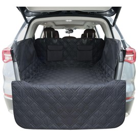 snugcubby SUV Cargo Liner for Dogs 53x80 Pet Dog Cargo Liner of SUV Trunk Cover for Dogs with Side Walls Protectors