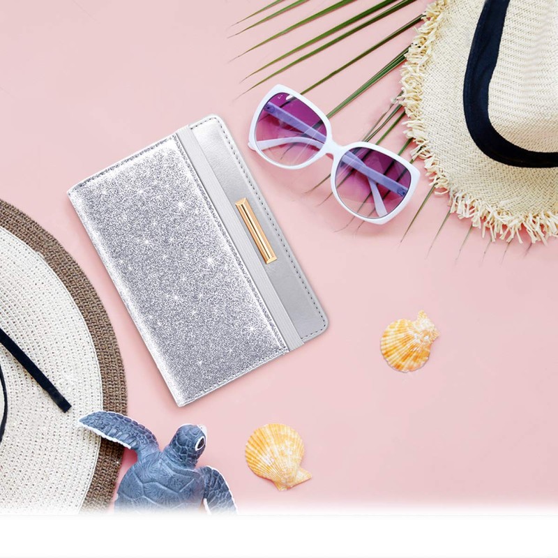 Passport Holder Cover Women's Travel Wallet RFID Blocking Cute Slim