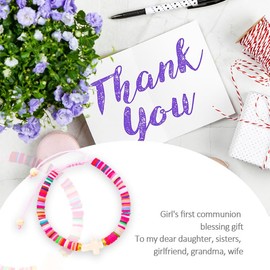 Blessing Gift Bracelet for Sister Daughter Baptism Gifts Catholic First Holy Communion Gifts Bracelet for Sisters Birthday Christmas Gifts for Daughter Sister Granddaughter Confirmation Gifts