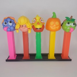Pez Display Rails (Quantity 5) for Footed Pez Dispensers, Rail holds 5 Pez each