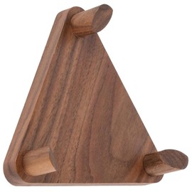 Rixotix Ball Stand, Wooden Football Display Stand for Basketball Football Volleyball Soccer Balls Display Stand Holder(COLOR:Walnut)