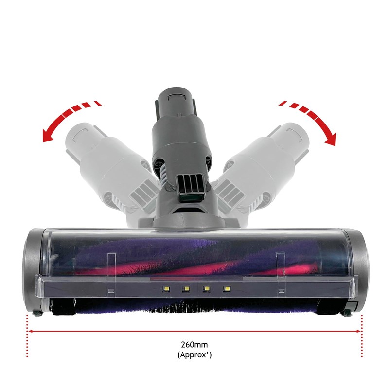 SPARES2GO Floor Brush for Dyson DC59 V6 SV03 Animal Fluffy
