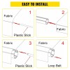 Durable 15oz Vinyl RV Awning 18\" Camper Canopy with Roller
