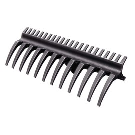 UPP 2-in-1 Landscaping Rake l Double-Sided Garden Rake with Short & Long Teeth | Garden Rake Heavy Duty - Nearly Indestructible Garden Tool [Small, without Handle]