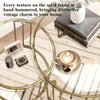 Nesting Coffee Table Set of 2, 23.6" Round Coffee Table,