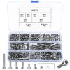 M4 Screws Set, 420 Pieces Cylinder Screws with Hexagon Socket