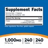 Nutricost Folic Acid (Vitamin B9) 1000 mcg, 240 Capsules