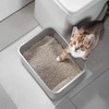 Stainless Steel Cat Litter Box for Big Cats,Small Stainless Steel
