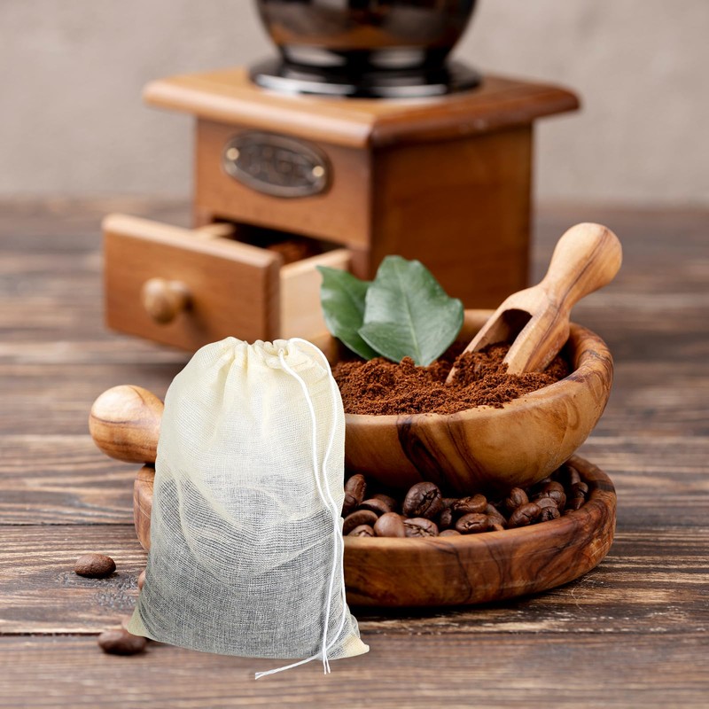 30PCS Spice Bags for Cooking Muslin Bags Reusable Empty Tea
