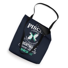Pisces Zodiac Sign March 02 For Women Men Birthday Party Tote Bag
