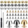 RAHHLIZS 26pcs Bag Feet for Bag Making, Brass Metal Feet