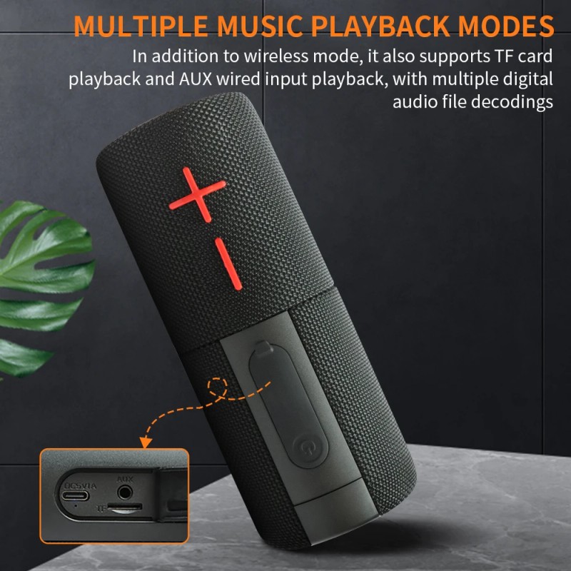 2 in 1 Magnetic Dual Splittable BT5.3 Speaker, IPX6 Waterproof