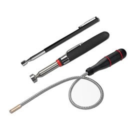 Limeow Pack of 3 1.5 lb 3 lb 5 lb rod magnet magnetic rod magnetic rod magnetic rod telescopic magnetic rod portable and easy to use for a variety of applications