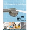 KAYOJU High Pressure Shower Head, One-Hand Control 4-Mode Handheld Showerhead