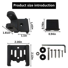 7400931 Transducer Bracket Transducer Mounting Plate by YTXXDEUS Fits for XHS 9 HDSI 180 T, for HELIX 12 CHIRP SI GPS, for HELIX 10 SI GPS, for HELIX 9 SI GPS