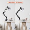 ShellKingdom Architect Task Lamp, Adjustable Swing Arm Desk Lamp with