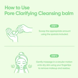 Banila Co Clean it Zero Pore Lightening Cleansing Balm Korean Makeup Remover Cleanser for Oily Skin and Acne Made with AHA-PHA and Tea Tree Extract (180 ml)