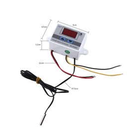 Temperature Controller Digital Thermostat with Waterproof Probe Thermostat Control Switch XH-W3001 DC 12V