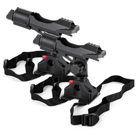 Xproutdoor Fishing Boat Rods Holder with Mount Bracket - 360 Degree Adjustable for Fishing Pole Rods - Suitable for Boats and Kayaks, 2 Pack
