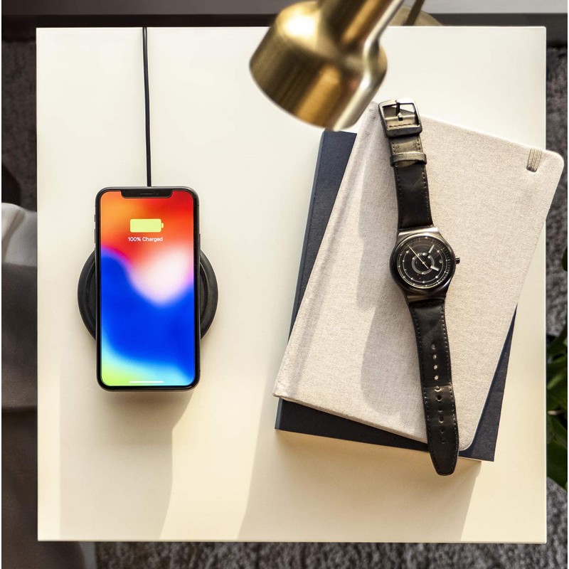 ZAGG mophie Charge Stream Pad+, Wireless Charging Base, Fast Charging,