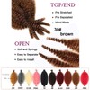 24 Inch Bouncy Afro Twist Hair 3 Pieces Pre-Separated Kinky