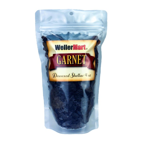 Dewaxed Garnet Shellac Flakes 1/4 Lb, or 4 Oz, Quality,
