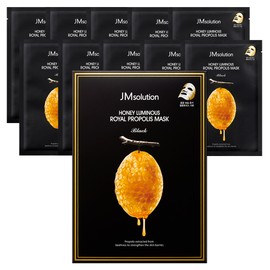 제이엠솔루션 꿀광 로얄 프로폴리스 마스크 팩, 10개입, 1개 JM Solution Royal Propolis Mask Pack, 10pcs, 1 piece