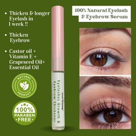 Green Herbology Eyelash And Eyebrow Growth Serum - Serum Pelebat Bulu Mata dan Kening