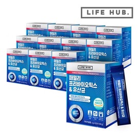LifeHub 라이프허브 패밀리 프리바이오틱스 유산균 12세트 (2g x 360포) 12개월분 Lifehub Family Prebiotics Probiotics 12 Sets (2g x 360 Packs) 12 Months Supply