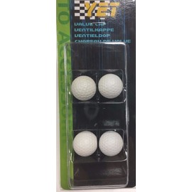 YET GOLF BALL CAR WHEEL TIRE RIMS VALVES DUST STEMS AIR CAPS V-2015W