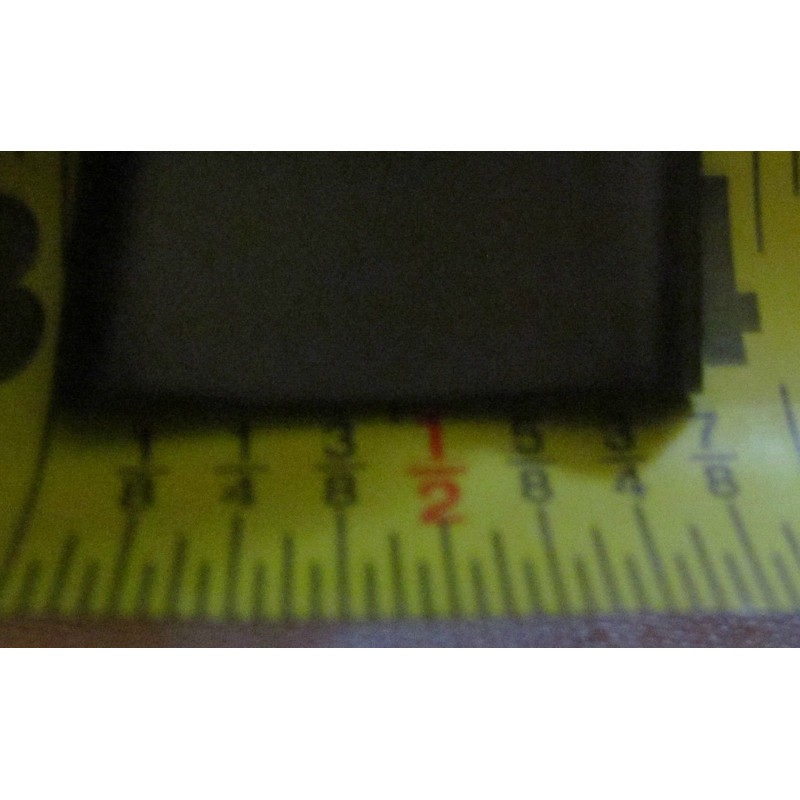 LPC Black RV Camper Trailer Vinyl 7/8" x 50' Flat