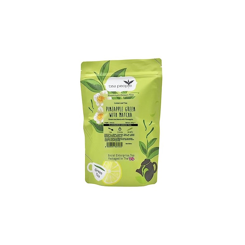 Tea People Pineapple Green With Matcha - 200g Refill Pack