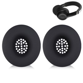 Adhiper Silikon Ohrpolster-Abdeckung für Beats Solo 4/3 Wireless Kopfhörer, schweißbeständige & waschbare Ohrpolster-Schützer, kratzfeste Ersatzabdeckungen mit sicherem Sitz (Schwarz)