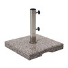 ABBLE 42LBS Square Granite Umbrella Base Grey