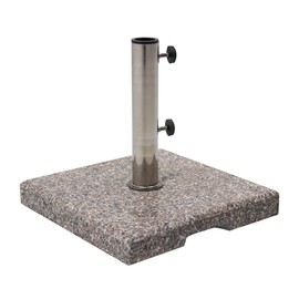 ABBLE 42LBS Square Granite Umbrella Base Grey