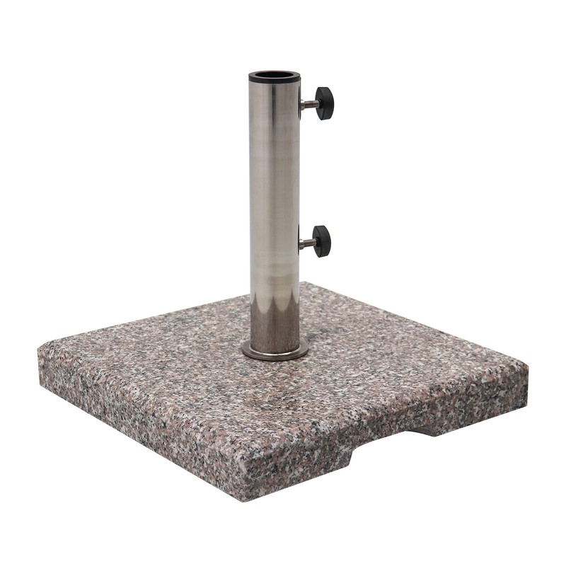 ABBLE 42LBS Square Granite Umbrella Base Grey