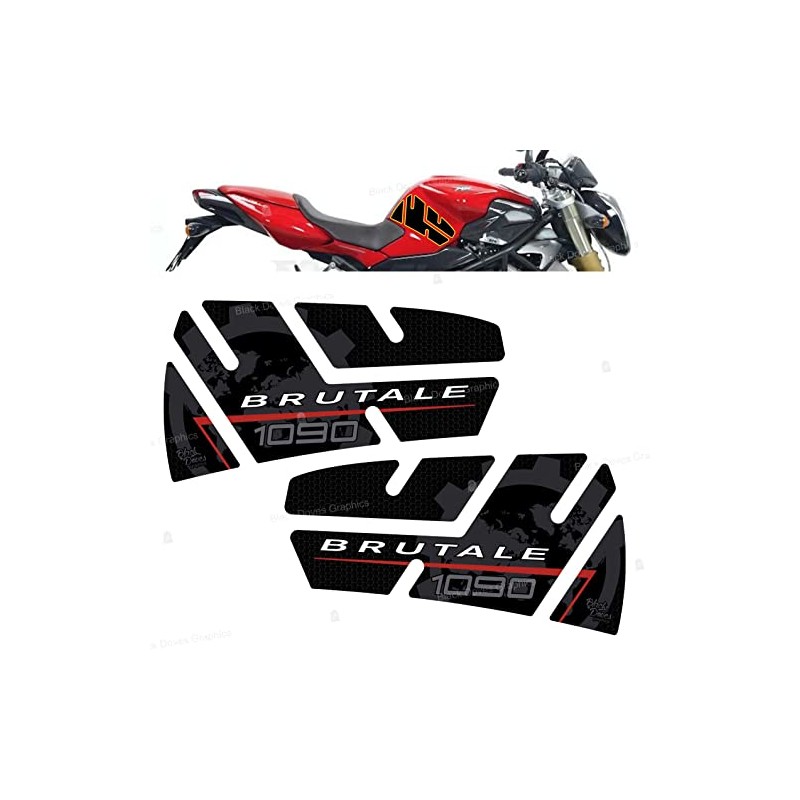 Sticker Resinati 3D Tank Protector Compatible with Motorcycle MV Agusta